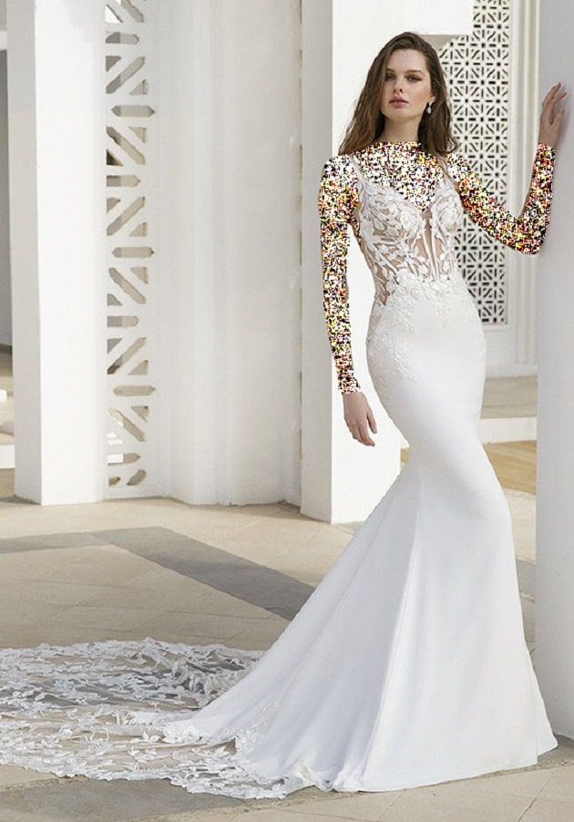جذاب ترین مدل لباس عروس گیپور