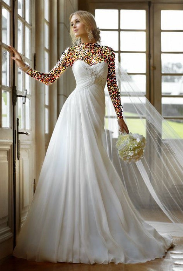 قشنگ ترین مدل لباس عروس دنباله دار