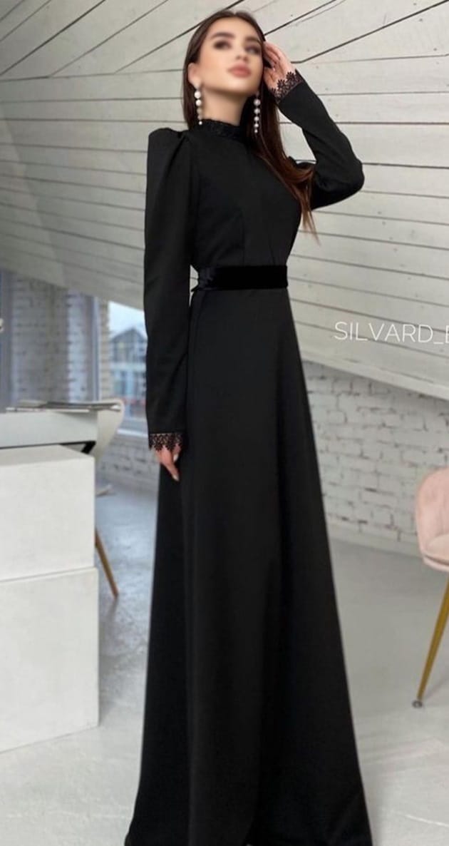 شیک ترین مدل های لباس مجلسی بلند پوشیده ایرانی