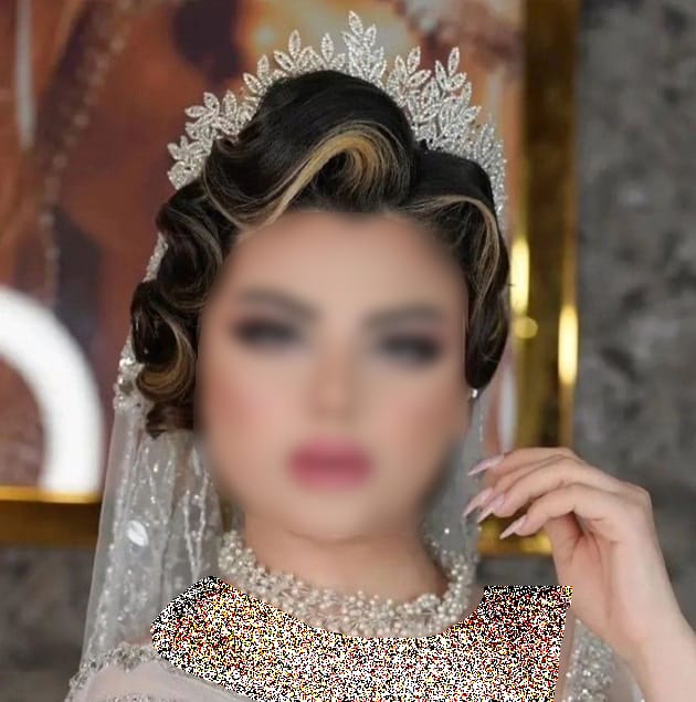 جدیدترین مدل تاج عروس هاله ای مروارید دوزی شده سال