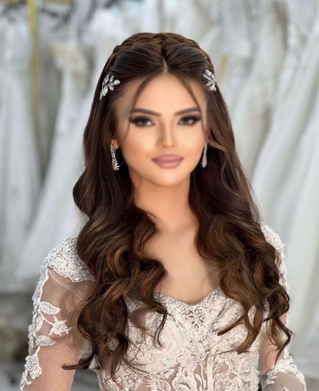خاص ترین مدل موی باز برای عروس ایرانی