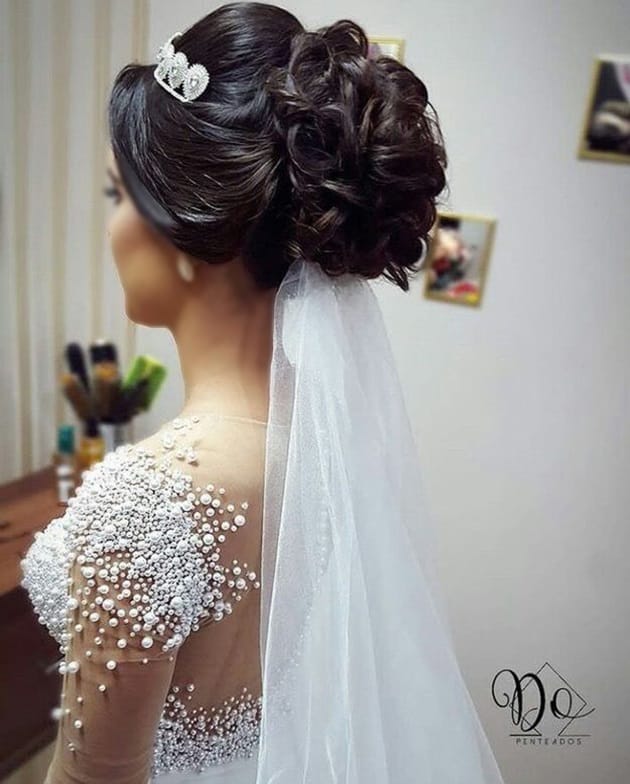 جذاب مدل موی عروس ایرانی ساده و شیک