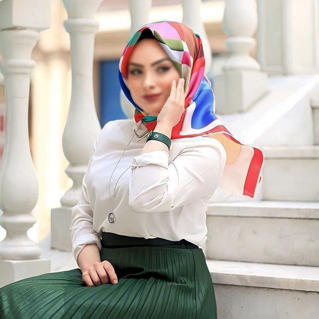 زیباترین و جذاب ترین مدل های روسری شیک و مجلسی