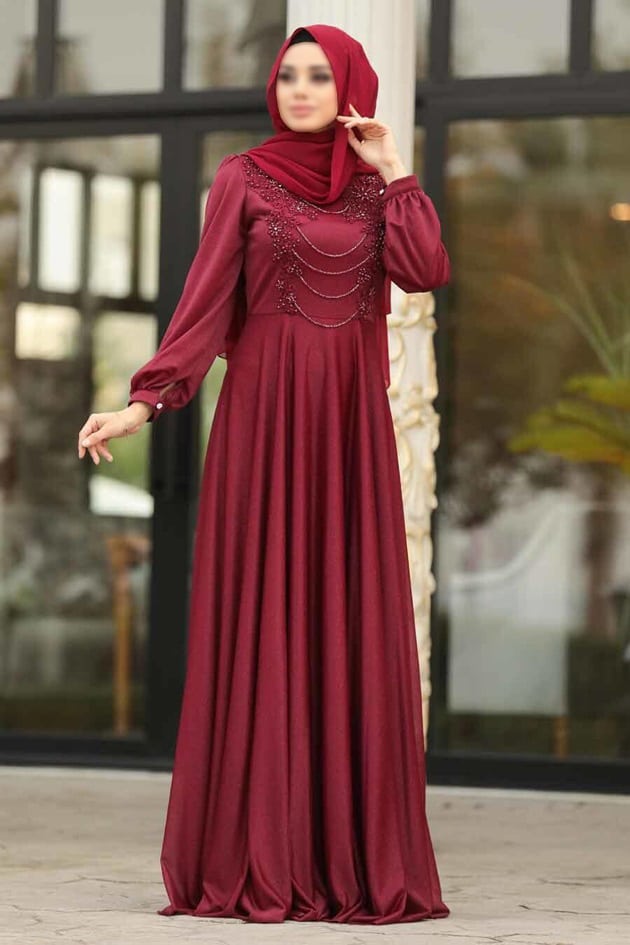 جذاب ترین مدل لباس مجلسی بلند شیک پارچه شیفون