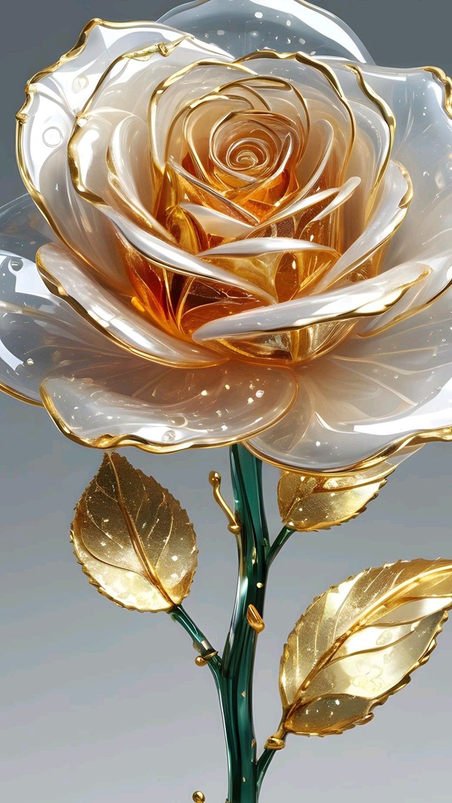عکس گل خیلی زیبای طلایی برای دختر عزیزم