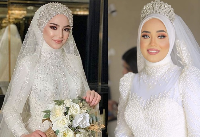 لباس عروس پوشیده