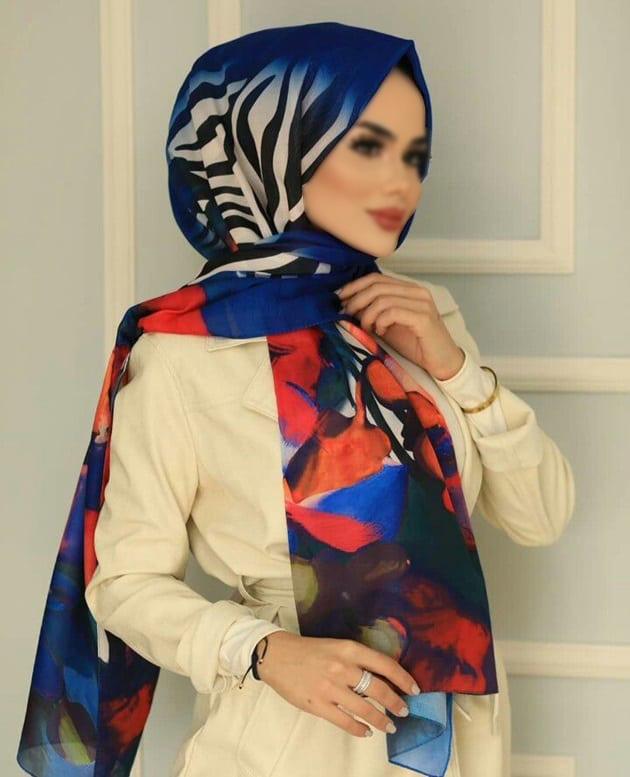 لاکچری ترین مدل های شال رنگی ترند سال