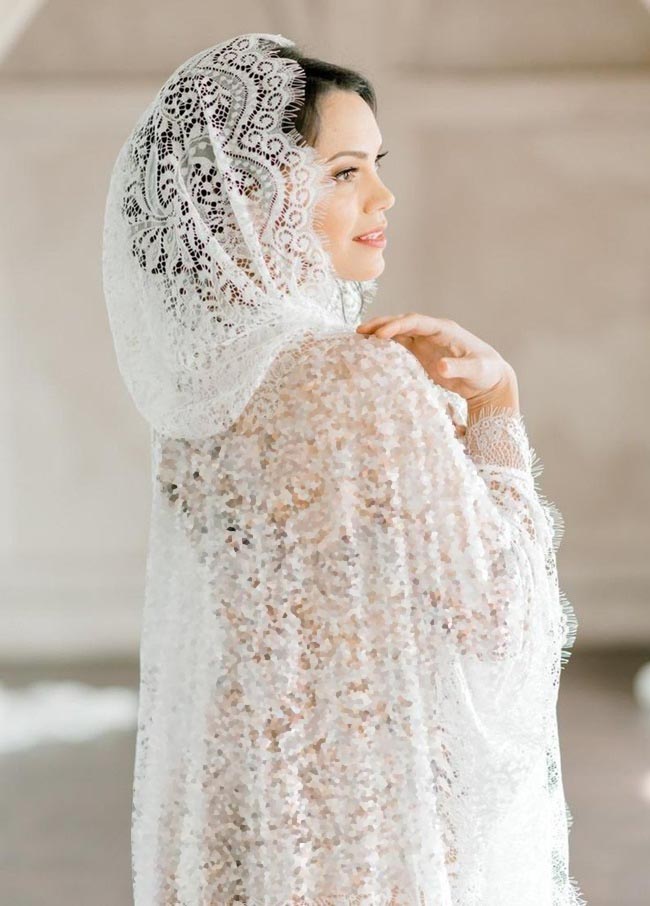 زیباترین لباس عروس گیپور دنیا
