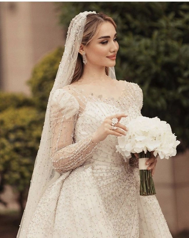 زیباترین لباس عروس پوشیده جهان