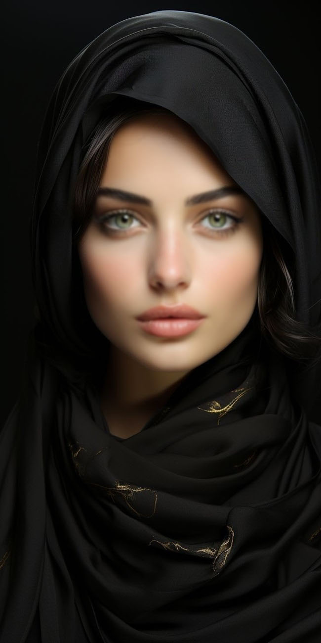 استایلی شیک و بی نظیر با شال مجلسی جدید مشکی