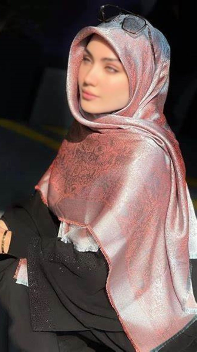 جدید ترین مدل های شال مجلسی ابریشمی صورتی طرح دار برای مراسم و مهمانی ها