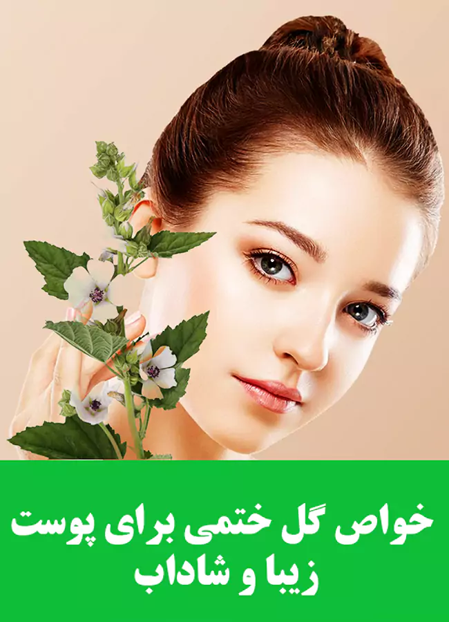 خواص گل ختمی برای پوست