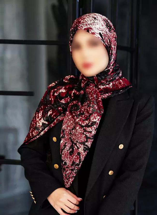 روسری مجلسی طرح دار جدید روسری مجلسی طرح دار جدید