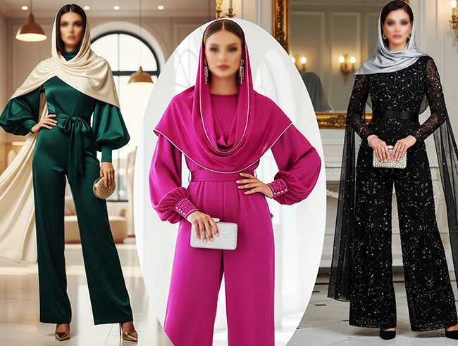 سرهمی مجلسی پاییزی پوشیده