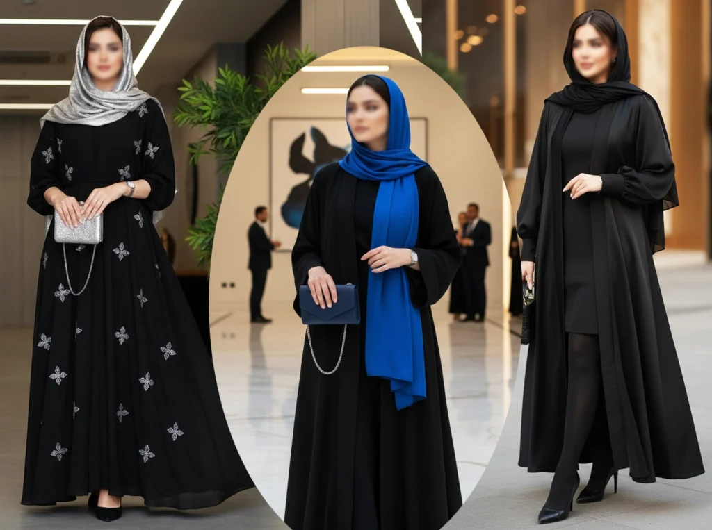 مانتو مشکی بلند رسمی مانتو مشکی بلند رسمی