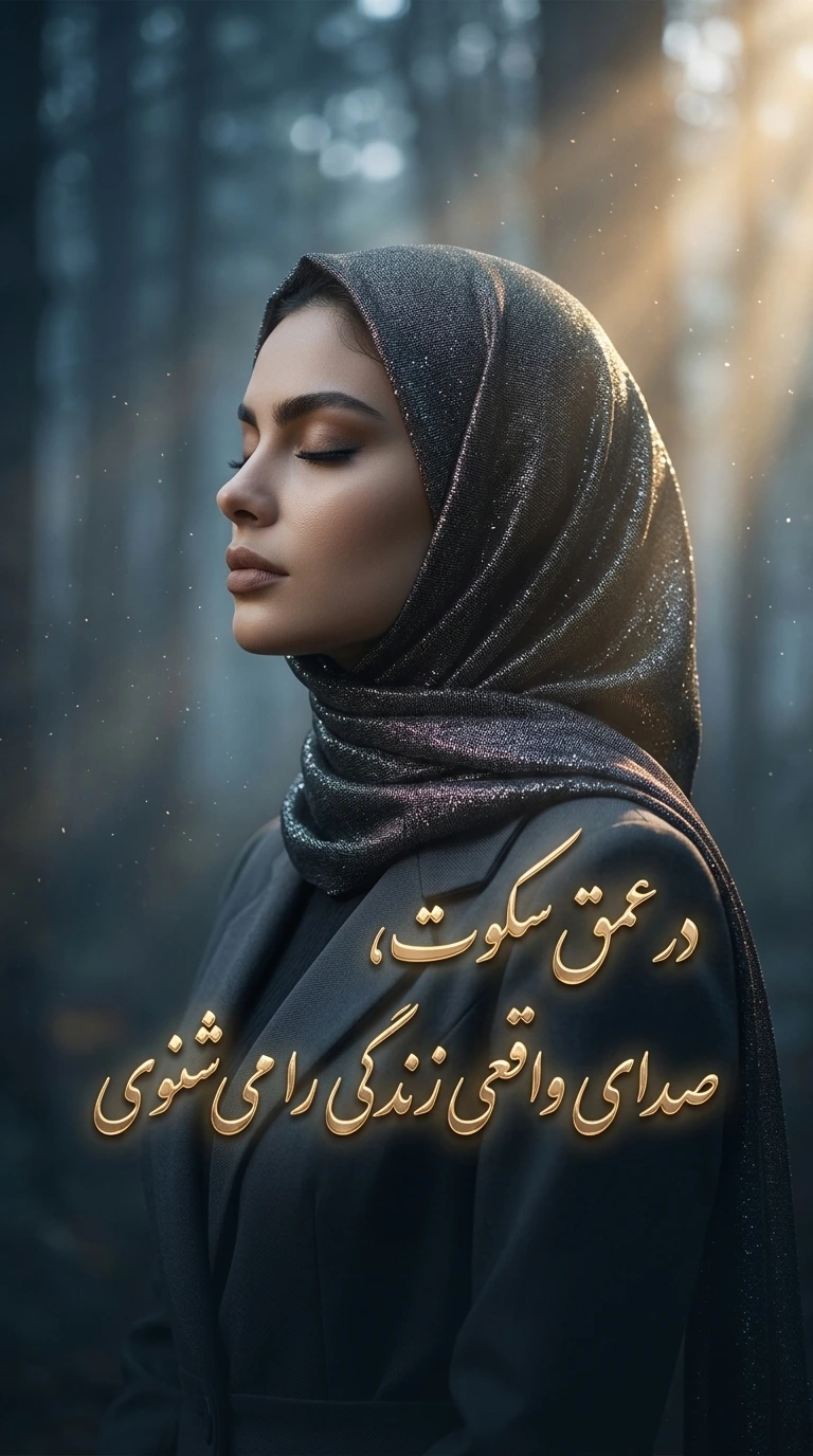 استوری کوتاه آرامبخش در عمق سکوت، صدای واقعی زندگی را می‌شنوی