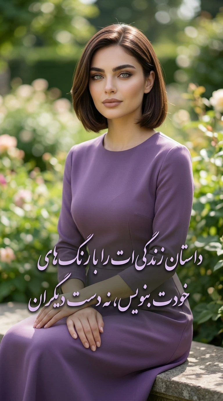 استوری خاص انگیزشی داستان زندگی‌ات را با رنگ‌های خودت بنویس، نه دست دیگران